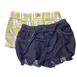 9-12M Girls 2 PCs Shorts Set Spring/summer